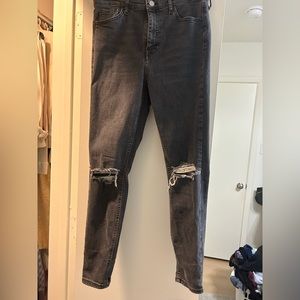 Top Shop Jamie Charcoal Jeans